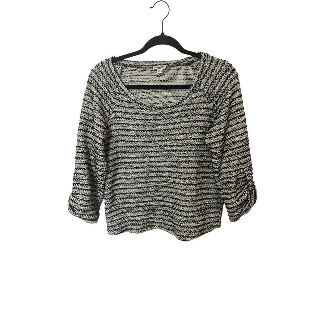 Splendid knit 3/4 sleeve sweater sz S